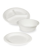 BIO GESCHIRR AUS ZUCKERROHR