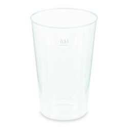 Kelímek vratný (PP) opakovaně použitelný extra-silný Ø93mm 0,5L [12 ks]