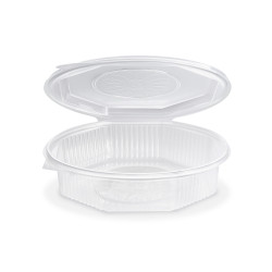 Menu mísa (PP) Ripboxx Meal nedělená osmiboká průhledná 1200ml [25 ks]