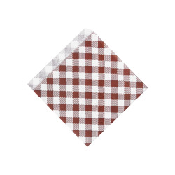 Papírový sáček Karo 14 x 14 cm na burger/kebap [500 ks]