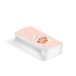 Termo-sáček (PAP/ALU) 3vrstvý nepromastitelný 10+6 x 23 cm `1/2` na drůbež [100 ks]