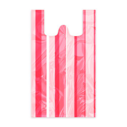 Taška (HDPE) pruhovaná 30+14 x 50 cm `10kg` [100 ks]