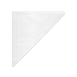 Papírový kornout bílý 23 x 23 cm `250g` vázaný [10 x 100 ks]