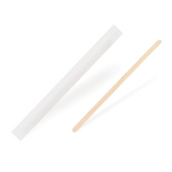 Míchátko (dřevo FSC 100%) 14cm jednotlivě balené [500 ks]