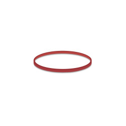 Gumka recepturka wąska czerwona 1mm Ø6cm [50 g]