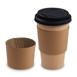 Bechermanschette (PAP-20) für Becher Ø90mm [100 St.]