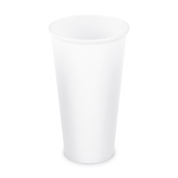 Pappbecher (PAP/PE) weiß Ø90mm 610ml `0,5L/20oz/XXL` [50 St.]