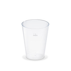 Pohár kryštál (PS) Ø75mm 0,2L [50 ks]