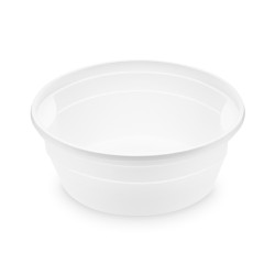 Schale (PP) weiß Ø127mm 350ml [50 St.]