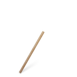Trinkhalm (Bio-Komposit) natur braun `JUMBO` Ø8mm x 14cm [100 St.]