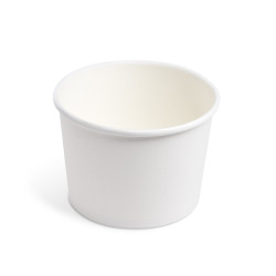 Papierová miska (FSC Mix/PE) biela Ø115mm 500ml `M` [50 ks]