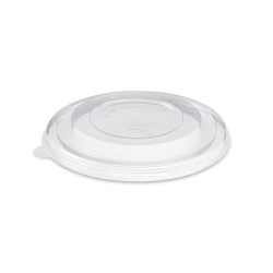 Viečko (rPET) priehľadné pre papierovú misku Ø150mm [50 ks]
