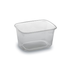 Miska (PP) hranatá priehľadná 108 x 81 mm 300ml [100 ks]