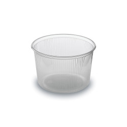 Miska (PP) okrúhla priehľadná Ø101mm 300ml [100 ks]