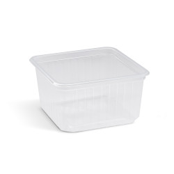 Vanička (PP) Quadroboxx priehľadná 115 x 115 mm 500ml [50 ks]