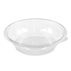 Šalátová miska (rPET) priehľadná Ø230mm 1000ml [50 ks]