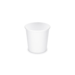 Papírový kelímek (FSC Mix/PE) bílý Ø62mm 110ml `0,08L/4oz/XS` [50 ks]