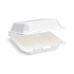 Menu box (cukrová trstina) nedelený 224 x 201 x 78 mm 1100ml [50 ks]