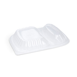 Viečko (PP) ECONOMY priehľadné pre menu misu do mikrovlnky 78312 [100 ks]