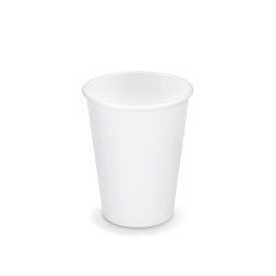 Papírový kelímek (FSC Mix/PE) bílý Ø90mm 420ml `0,3L/12oz/L` [50 ks]