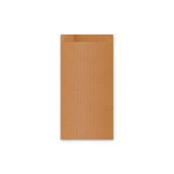 Papierfaltenbeutel (FSC Mix) braun 12+5 x 24 cm `1kg` [100 St.]