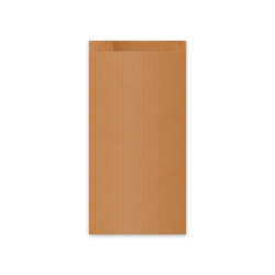 Papierfaltenbeutel (FSC Mix) braun 14+7 x 29 cm `1,5kg` [100 St.]