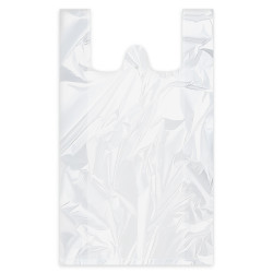 Hemdchen-Tragetasche (HDPE) extra-stark weiß 40+20 x 60 cm `18kg` [50 St.]