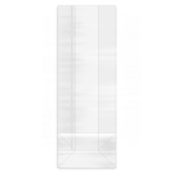 Blockbodenbeutel klar (OPP) 10+6 x 28 cm [100 St.]