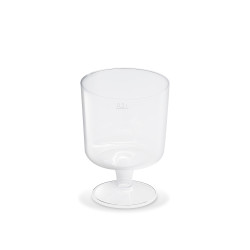 Kelímek krystal (PS) na stopce Ø72mm 0,2L [10 ks]