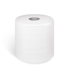 Industrie-Putztuchrolle (PAP FSC Mix) 2-lagig geprägt weiß Ø27cm 24cm x 304m [2 St.]