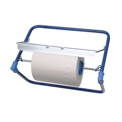 Putztuchabroller (aus Metall) für Wandmontage blau [1 St.]