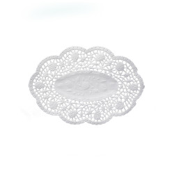 Mokkadeckchen (PAP) oval weiß 22 x 15 cm [500 St.]