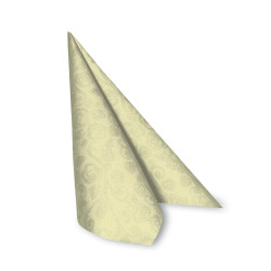 Serviette (PAP-Airlaid FSC Mix) PREMIUM Dekor-R champagner 40 x 40 cm [50 St.]