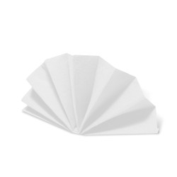 Serviette (PAP FSC Mix) DekoStar weiß 38 x 38 cm [50 St.]