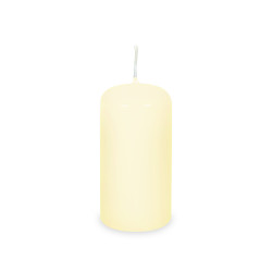 Sviečka valcová béžová Ø50 x 100 mm [4 ks]