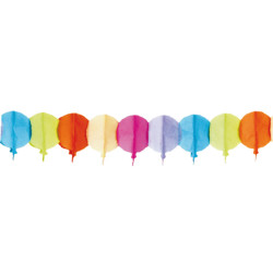 Papierová girlanda Balóniky Ø19cm x 4m [1 ks]