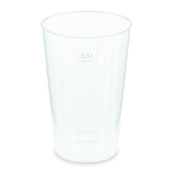 Kelímek vratný (PP) opakovaně použitelný Ø91mm 0,5L [30 ks]