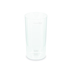 Kelímek vratný (PP) opakovaně použitelný Longdrink Ø56mm 2cl/0,2L [10 ks]