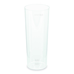 Kelímek vratný (PP) opakovaně použitelný Longdrink Ø59mm 2cl/0,3L [10 ks]